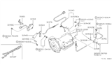 Diagram for 1993 Nissan Hardbody Pickup (D21) Automatic Transmission Shift Position Sensor Switch - 31918-41X17