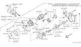 Diagram for Nissan Pathfinder Starter Drive Gear - 23312-1S710