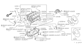 Diagram for 1997 Nissan Hardbody Pickup (D21U) Oil Pan - 11110-F4000