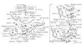 Diagram for 1996 Nissan Hardbody Pickup (D21U) Exhaust Pipe - 20020-3B000