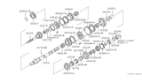 Diagram for 1995 Nissan Hardbody Pickup (D21U) Output Shaft Bearing - 32203-V5210