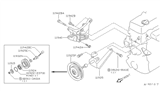 Diagram for Nissan Hardbody Pickup (D21U) Timing Belt Idler Pulley - 11945-86G00