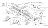 Diagram for 1996 Nissan Hardbody Pickup (D21U) Differential Cover - 38350-23G12