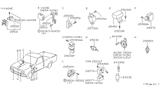 Diagram for 1995 Nissan Hardbody Pickup (D21U) Relay - 25730-75P00