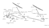 Diagram for Nissan Windshield Wiper - 28880-01G63