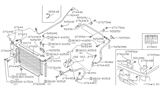 Diagram for 1994 Nissan Hardbody Pickup (D21) A/C Hose - 92450-56G05