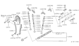 Diagram for Nissan Timing Chain Guide - 13091-40F15