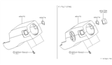 Diagram for 1995 Nissan Hardbody Pickup (D21U) Steering Column Cover - 48474-3B004