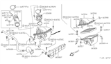 Diagram for Nissan Hardbody Pickup (D21) Air Duct - 16577-88G10