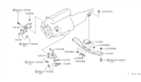 Diagram for Nissan Hardbody Pickup (D21U) Engine Mount - 11331-3B400