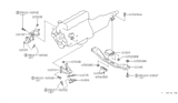 Diagram for 1996 Nissan Hardbody Pickup (D21U) Engine Mount - 11331-3B400