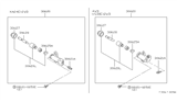 Diagram for 1995 Nissan Hardbody Pickup (D21U) Clutch Slave Repair Kit - 30621-69F27