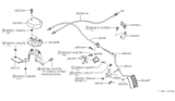 Diagram for 1995 Nissan Pathfinder Accelerator Cable - 18201-31G10