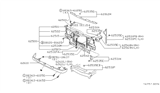 Diagram for 1996 Nissan Hardbody Pickup (D21U) Radiator Support - 62510-1S730