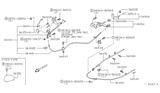 Diagram for 1995 Nissan Hardbody Pickup (D21U) Parking Brake Cable - 36530-75P15