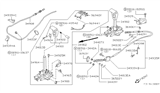 Diagram for Nissan Hardbody Pickup (D21) Shift Cable - 34935-30G10
