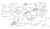 Diagram for 1989 Nissan Pathfinder Shift Cable - 34935-30G10