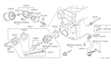 Diagram for Nissan Pathfinder Oil Pump Gasket - 15053-1E400