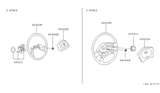 Diagram for 1993 Nissan Hardbody Pickup (D21) Cruise Control Switch - 25551-62J10