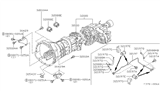 Diagram for 1997 Nissan Hardbody Pickup (D21U) Transmission Assembly - 32010-1S702