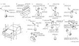 Diagram for 2008 Nissan Murano Relay - 25630-79960