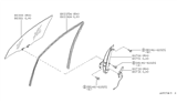 Diagram for 1999 Nissan Maxima Window Regulator - 80721-40U10