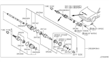 Diagram for 1995 Nissan Maxima Axle Shaft - 39100-31U00