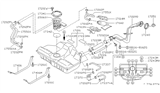 Diagram for Nissan Maxima Fuel Filler Hose - 17221-40U02