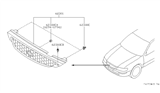 Diagram for 1997 Nissan Maxima Grille - 62310-0L810