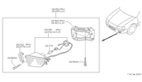 Diagram for Nissan Maxima Fog Light - B6154-40U00