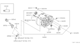 Diagram for Nissan Maxima Bellhousing - 30400-31U01