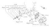 Diagram for 1995 Nissan Maxima A/C Idler Pulley - 11925-31U00