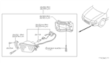 Diagram for 1995 Nissan Maxima Fog Light - 26150-40U25