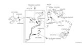 Diagram for 1998 Nissan Maxima Power Steering Hose - 49725-0L800