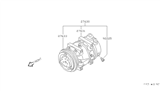 Diagram for 1995 Nissan Maxima A/C Clutch - 92660-31U00