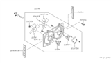 Diagram for Nissan Maxima Fan Motor - 21487-50U00