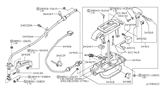 Diagram for Nissan Maxima Shift Knob - 34910-40U00