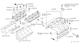 Diagram for Nissan Maxima Intake Manifold Gasket - 14032-38U00