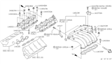 Diagram for 1998 Nissan Maxima Intake Manifold - 14003-38U00