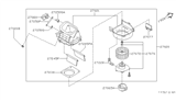 Diagram for 1996 Nissan Pathfinder Blower Motor - 27220-40U01