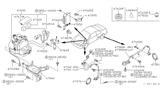 Diagram for Nissan Maxima Brake Fluid Pump - 47600-0L700