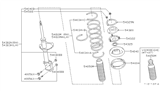 Diagram for 1995 Nissan Maxima Shock Absorber - 54302-31U26