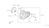 Diagram for Nissan Maxima Bellhousing - 31300-80X04