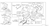 Diagram for 1995 Nissan Maxima Seat Motor - 87450-49U10