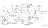 Diagram for 1997 Nissan Maxima Door Handle - 80671-40U02