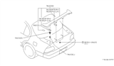 Diagram for 1999 Nissan Maxima Spoiler - 96030-31U26