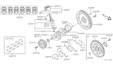 Diagram for Nissan Pathfinder Crankshaft Thrust Washer Set - 12280-31U00