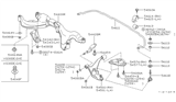 Diagram for Nissan Maxima Sway Bar Kit - 54611-31U00