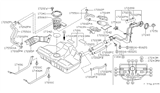 Diagram for Nissan Maxima Fuel Tank Strap - 17406-41U00