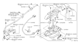 Diagram for Nissan Maxima Shift Cable - 34935-31U10